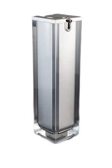 Airless lahvička akrylová stříbrná 30ml