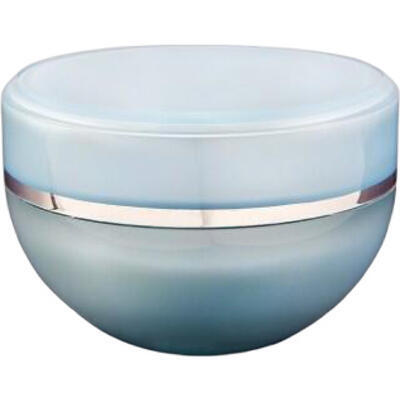 Akrylový kelímek 15ml modrý se stříbrným proužkem