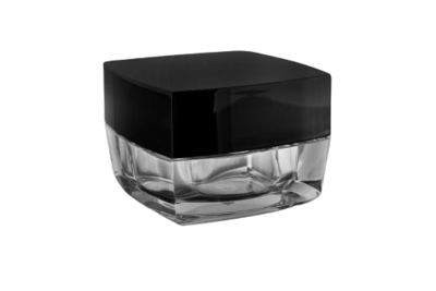 Akrylový kelímek 15ml s černým víčkem + mezivíčko