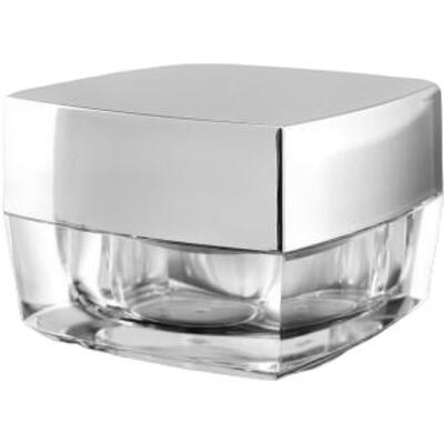 Akrylový kelímek 15ml se stříbrným víčkem lesk+ mezivíčko