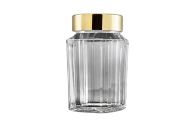 Akrylový kelímek 60ml se zlatým víčkem