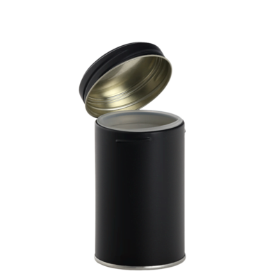Aroma plechová dóza se šroubovacím uzávěrem 250ml černá matná
