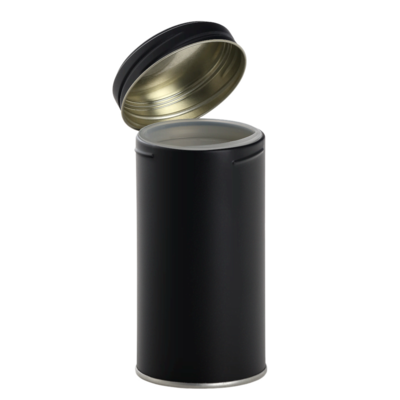 Aroma plechová dóza se šroubovacím uzávěrem 340ml černá matná