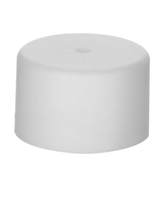 Bílý matný šroubovací uzávěr na lahvičky PP 24/410