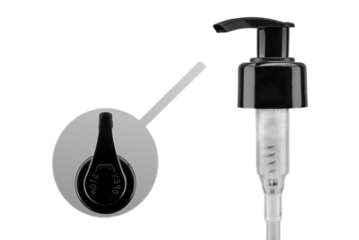 Dávkovač černý hladký 28/410, 200mm