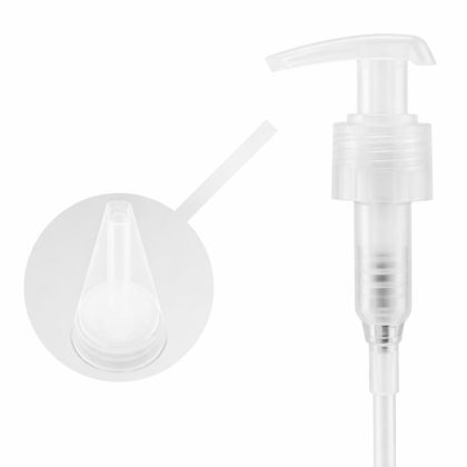 Dávkovač transparent žebrovaný 24/410, 180mm