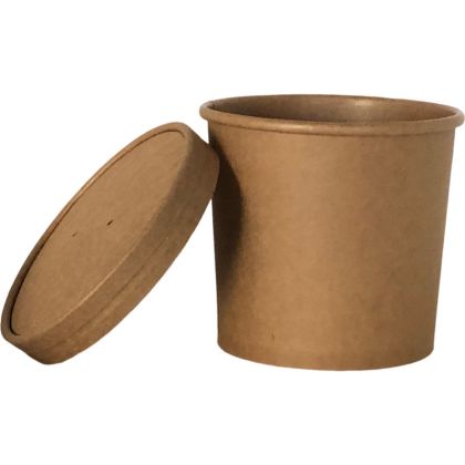 EKO papírový kelímek s víčkem 760ml