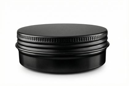 60ml Hliníkový kelímek ČERNÝ + alu víčko s pěnovým těsněním