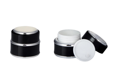 Hliníkový kelímek dvoustěnný 15ml - černý