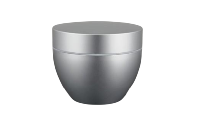 Hliníkový kelímek dvoustěnný 30ml - stříbrný kuželovitý