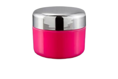 Kelímek se stříbrným víčkem 5ml - růžový + mezivíčko