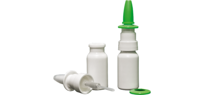 Lahvička bílá s dávkovačem HDPE 15ml