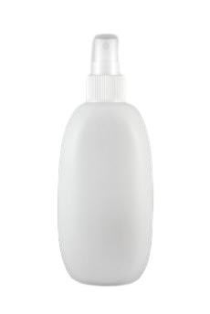 Lahvička plastová bílá 200ml