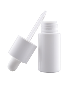 Lahvička plastová bílá s pipetou 30ml