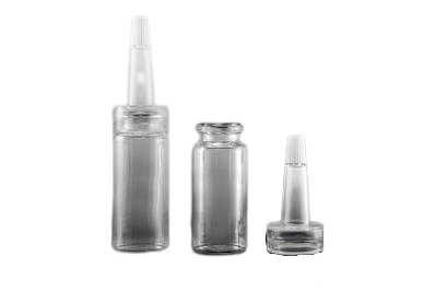 Lahvička plastová čirá s aplikátorem 15ml