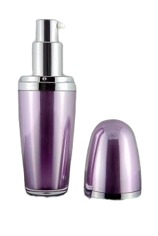 Lahvička plastová fialová 50ml