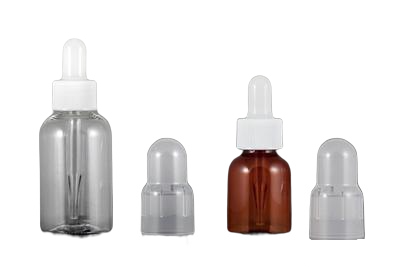 Lahvička plastová kulatá 50ml