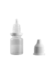 Lahvička plastová mléčná s víčkem 7ml