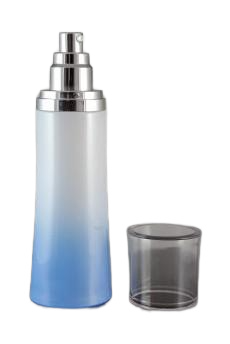 Lahvička plastová modro-bílá 120ml