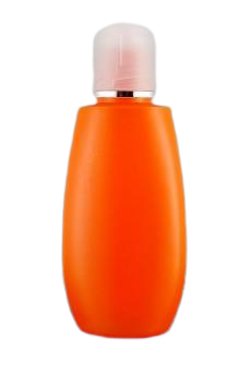 Lahvička plastová oranžová 150ml