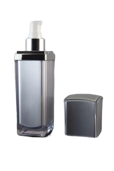 Lahvička plastová šedá 25ml