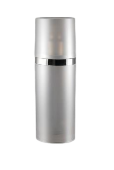 Lahvička plastová stříbrná 120ml