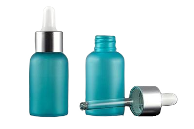 Lahvička plastová tyrkysová 30ml