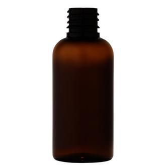 Plastová lahvička PETE 50ml - hnědá 18/410