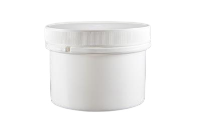 Plastový kelímek 100ml bílý s víčkem