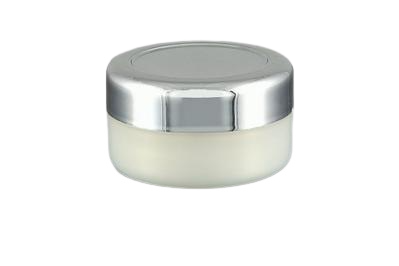 Plastový kelímek 10ml bílý se stříbrným víčkem