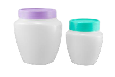 Plastový kelímek 120ml bílý s barevným víčkem