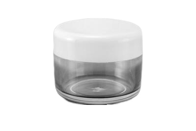 Plastový kelímek 15ml čirý s bílým víčkem