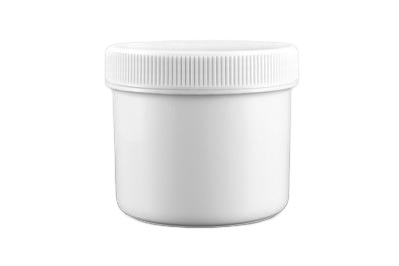 Plastový kelímek 500ml bílý s víčkem