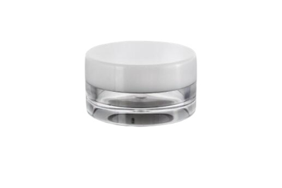 Plastový kelímek kulatý 8ml s bílým víčkem