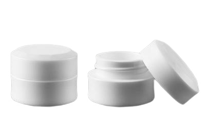 Plastový kelímek kulatý bílý matný 1,5ml