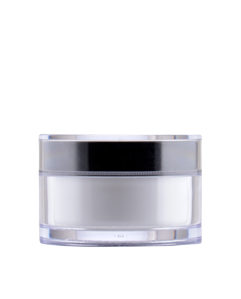 Plastový kelímek PP bílý 50ml s černým víčkem