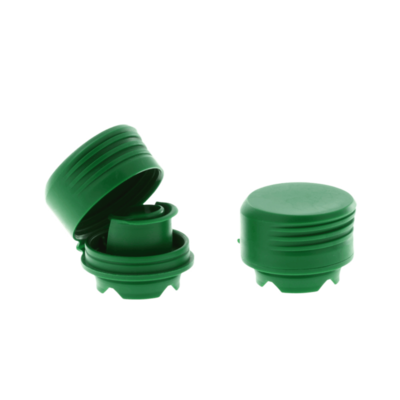 Plastový uzávěr na olejové plechové dózy - zelený