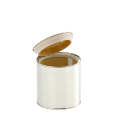 Plechová dóza - páka víko 375ml stohovatelná s vnitřním potahem