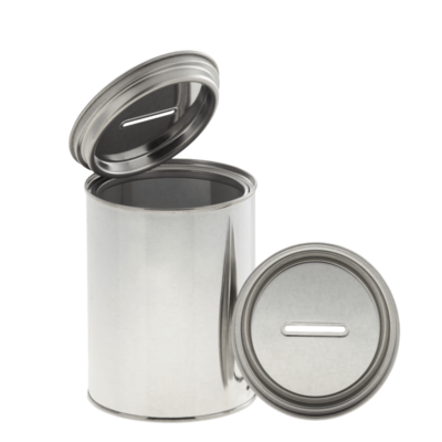 Plechová dóza - pokladnička 500ml