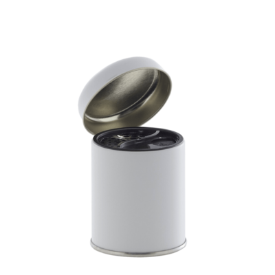 Plechová kořenka 135ml bílá