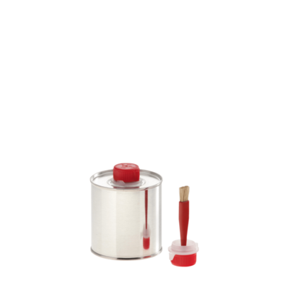 Plechová lahev 250ml + uzávěr se štětcem