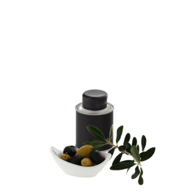 Plechová lahvička 100ml černá