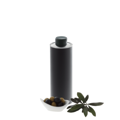 Plechová lahvička 500ml černá