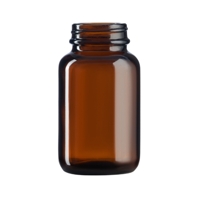 Skleněná dóza PHARMA hnědá 120ml