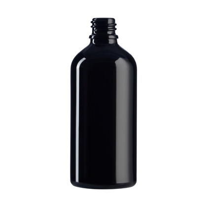 100 ml skleněná lahvička EMI černý lesk 18/410