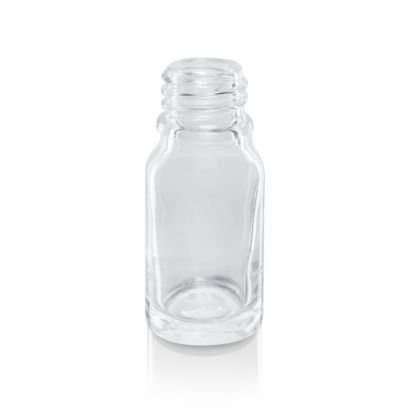 10 ml skleněná lahvička EMI čirá