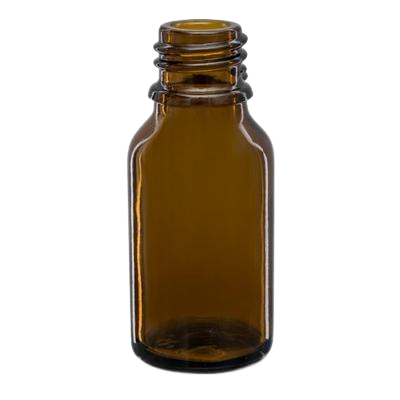 Skleněná lahvička EMI hnědá 15ml