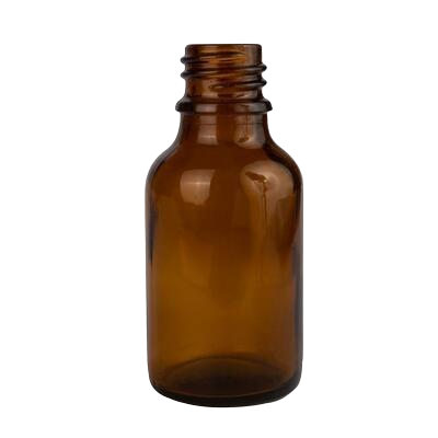 Skleněná lahvička EMI hnědá 25ml