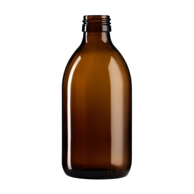 Skleněná lahvička hnědá MEDICINE 150ml 28/410