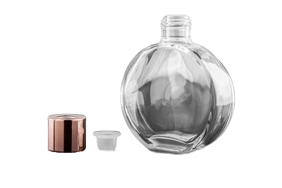 Skleněná lahvička placatá 50ml